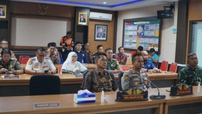 rapat-koordinasi-rakor-lintas-sekotral-secara-virtual-di-aula-endra-dharmalaksana